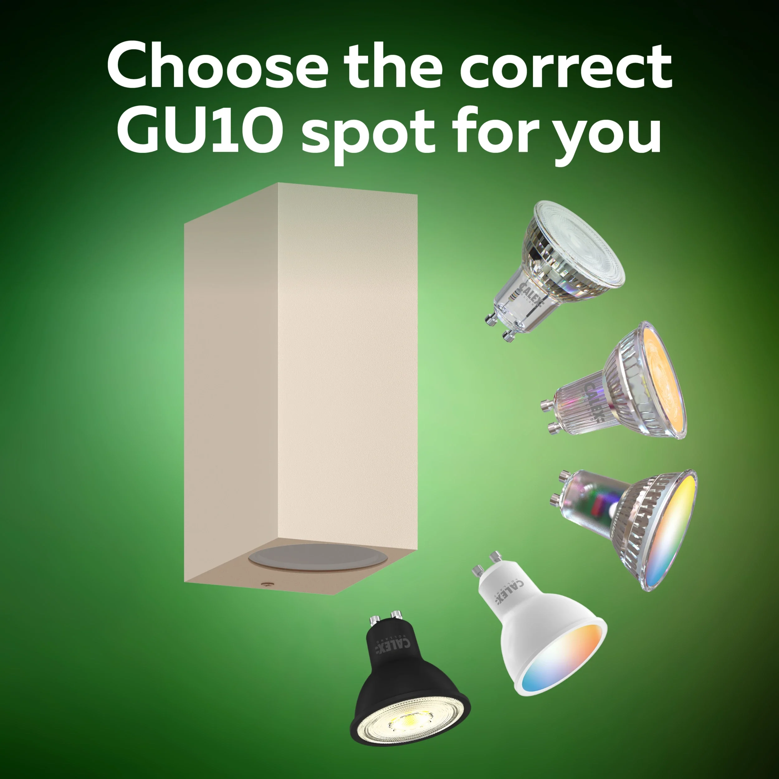 Calex Bergamo Wall Light - Up & Down - 2x GU10 - Sand - Image 6