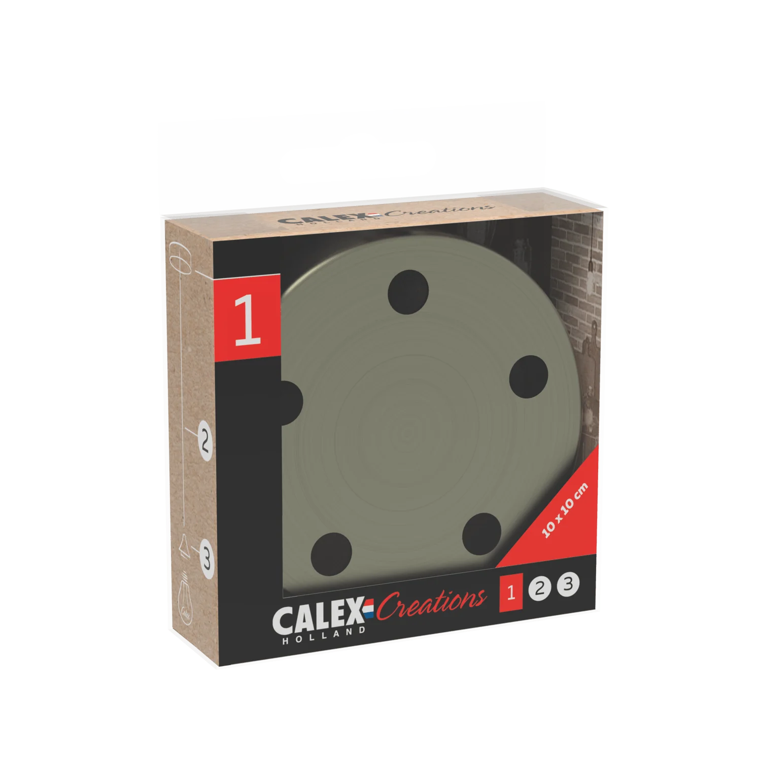 Calex Creations Ceiling plate - Bronze - 5 holes - Image 3