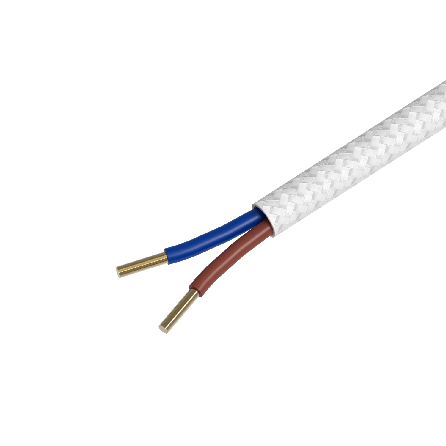 Calex Creations Fabric cable - White - 1.5meter - Image 2