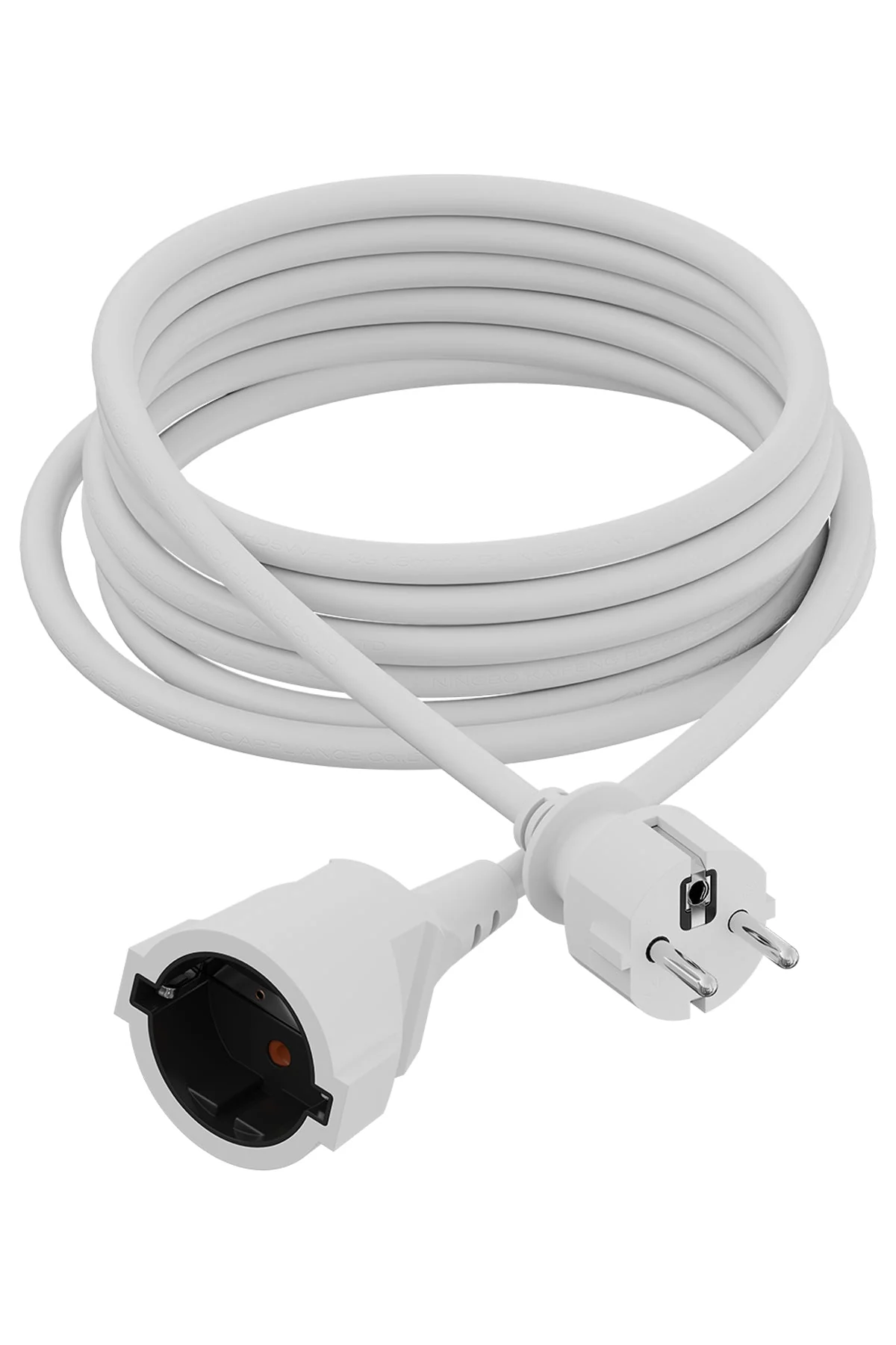 Calex Extension cable - male/female - White - 5m