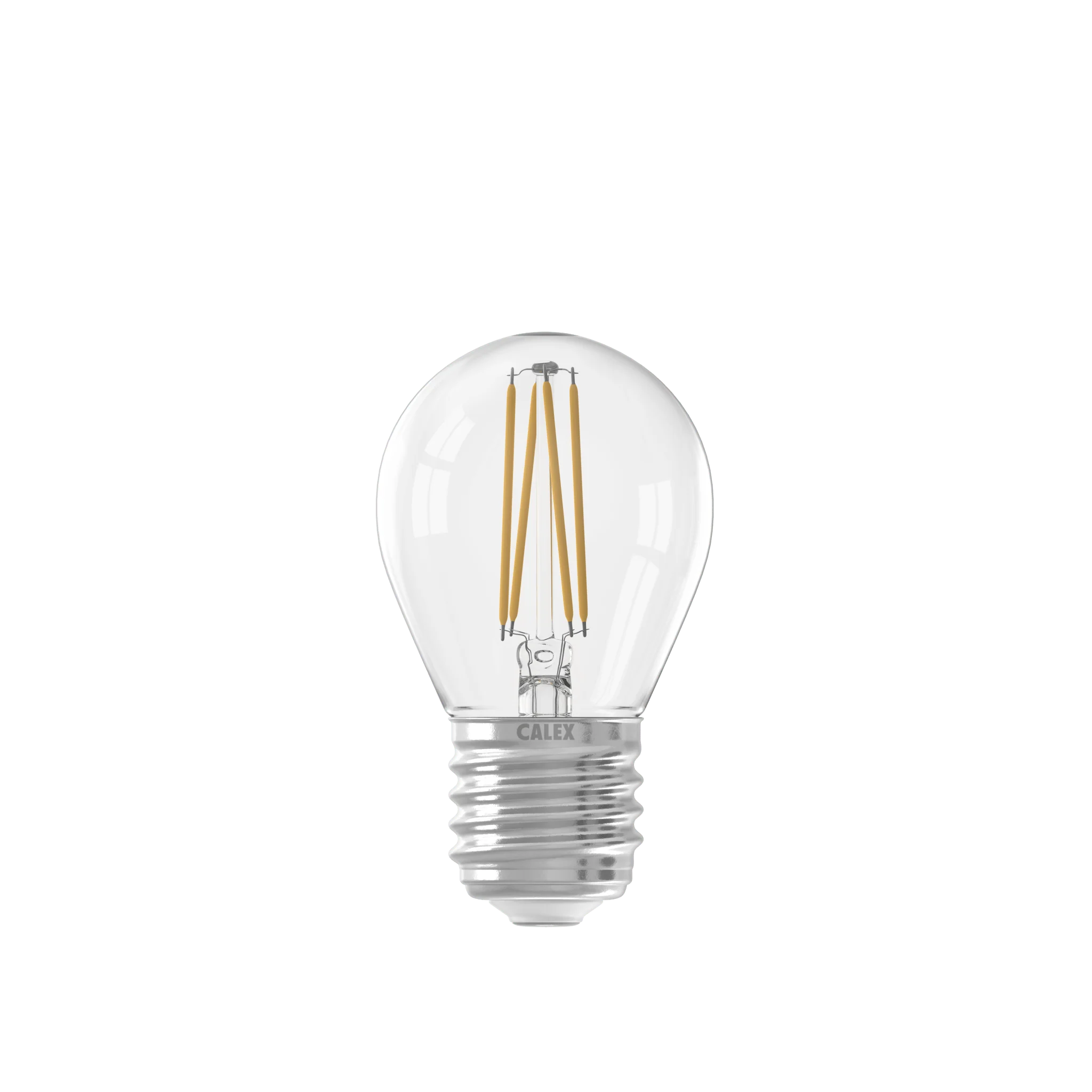 Calex Filament LED Lamp - E27 - P45 - Clear - Image 2