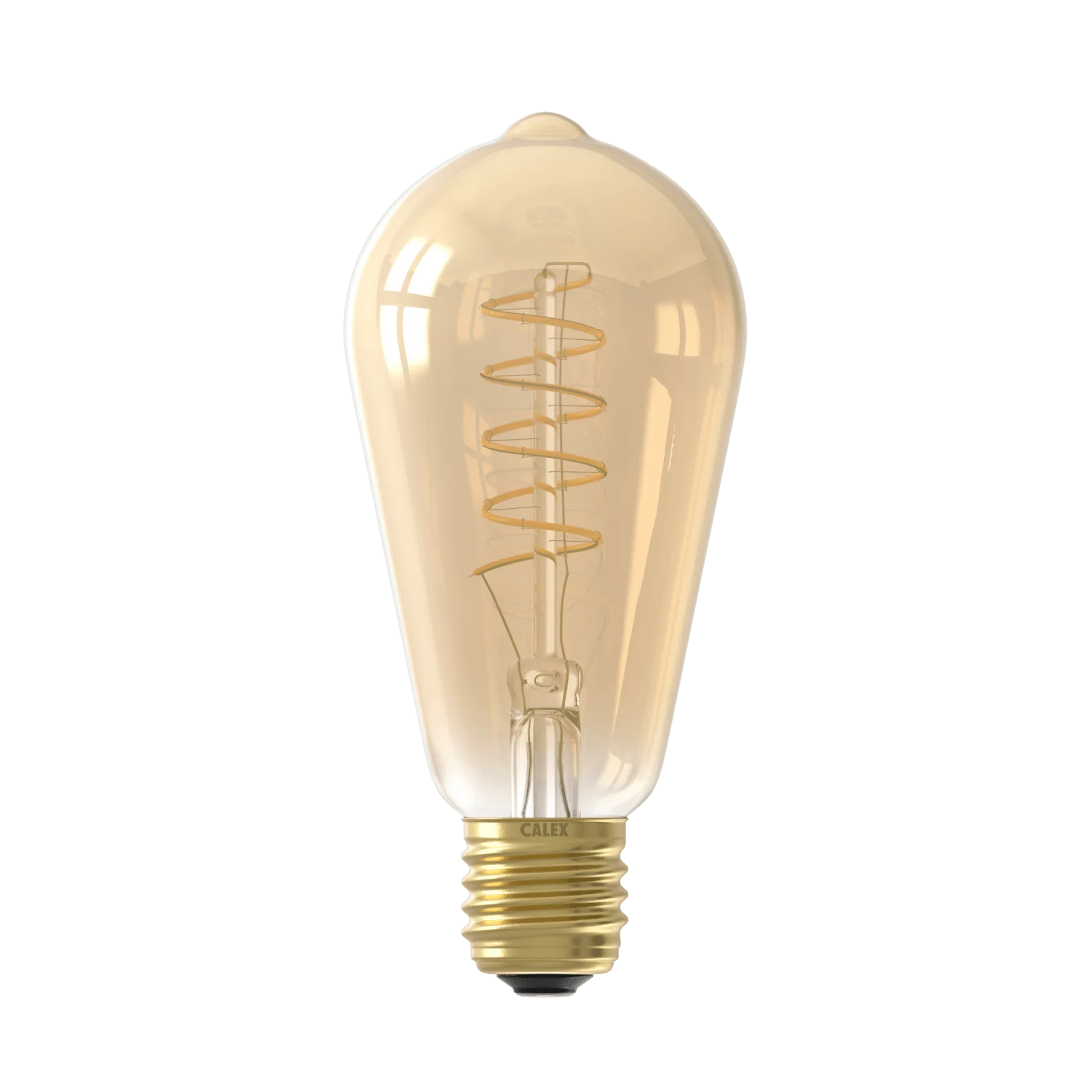 Calex Flex Filament LED Lamp - E27 - ST64 - Gold - Image 2