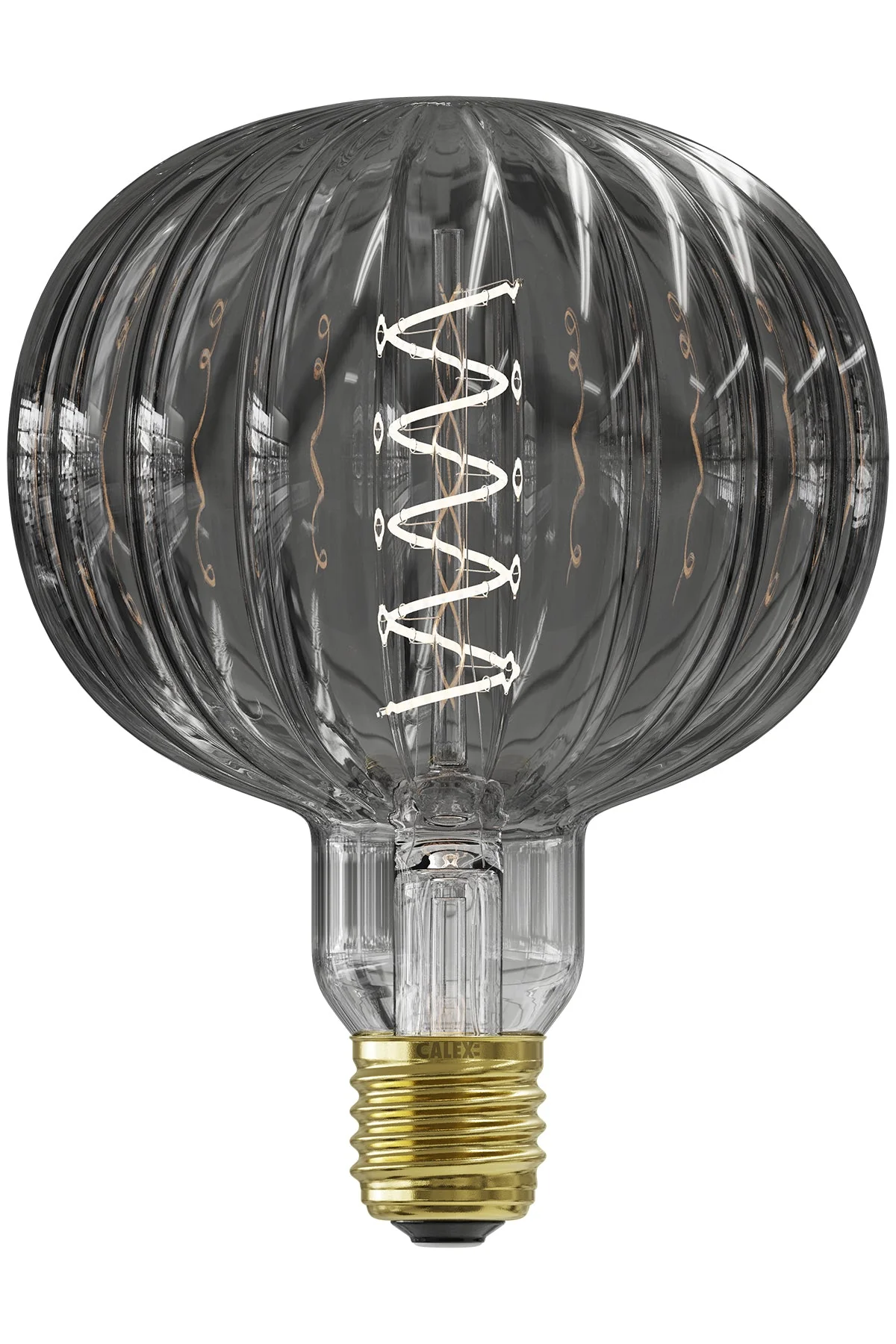 Calex Metz Smokey LED Bulb - E27 - G125 - 4W - Dimmable - Image 2