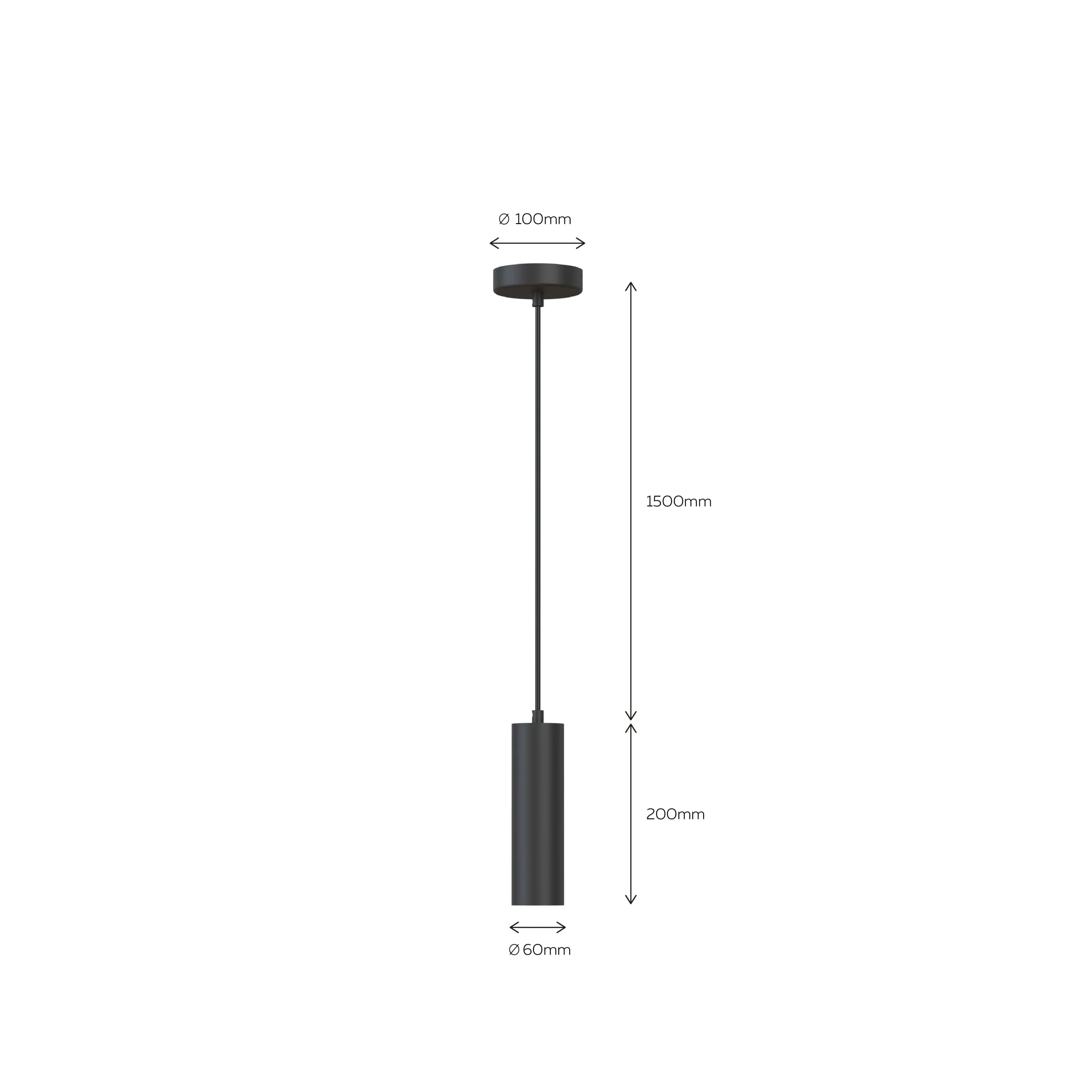 Calex Pendel 1 Light - GU10 - Black - Image 7