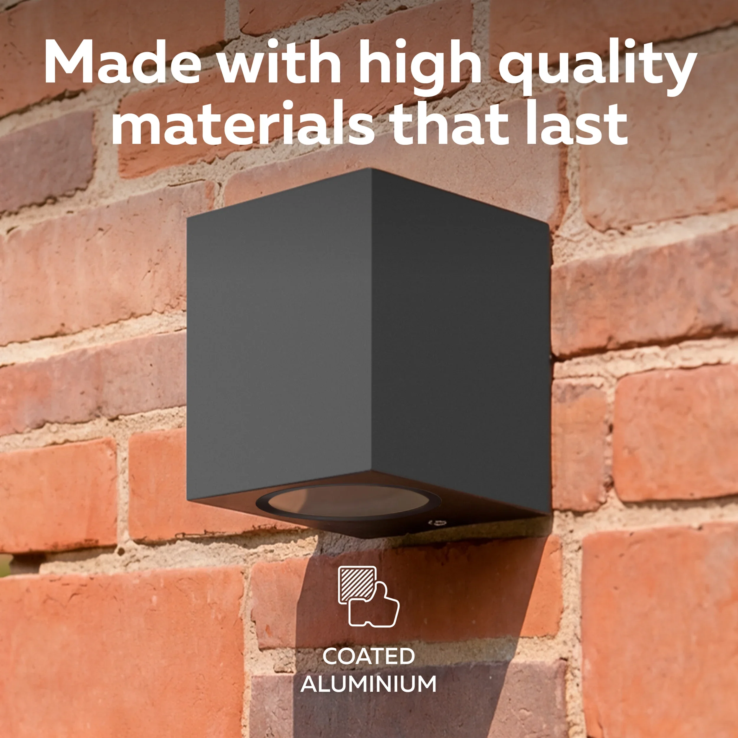 Calex Sanremo Wall Light Downlight - GU10 - Anthracite - Image 6