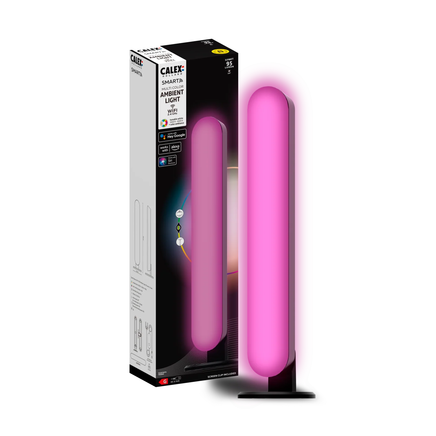 Calex Smart Ambient Light - 3W - RGB - CCT - UK - Dimmable - Image 2