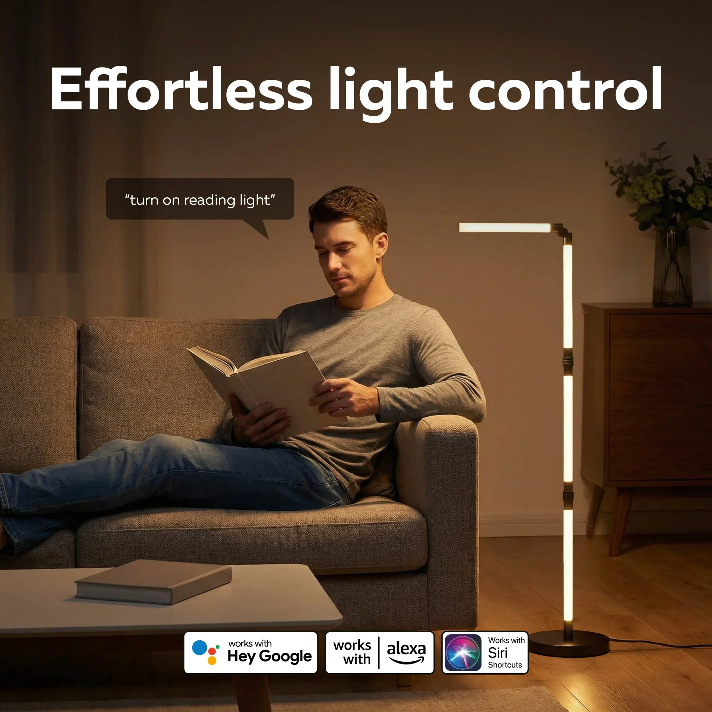 Calex Smart Floorlamp - RGBIC - Image 3