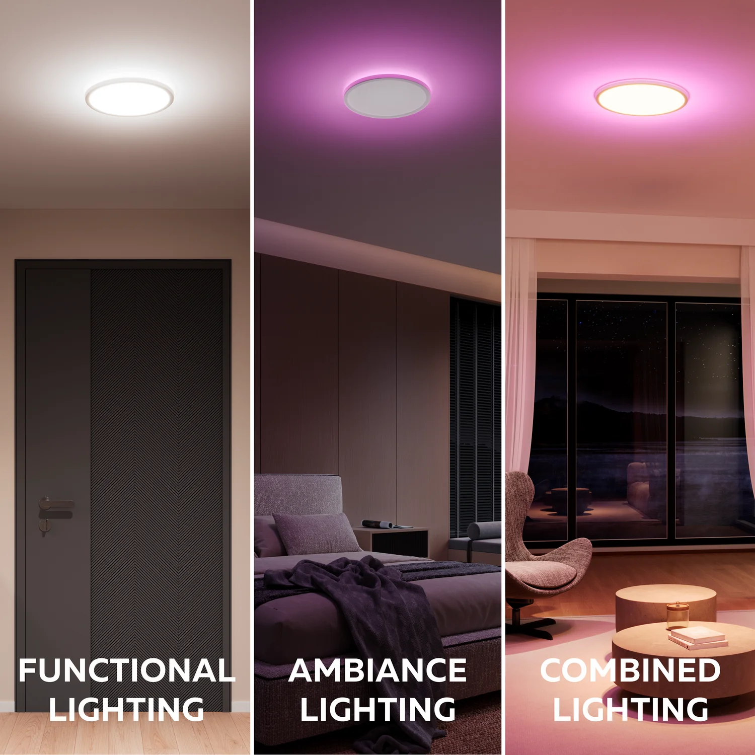 Calex Smart - Halo Ceiling Light - 295mm - 22W - IP54 - UK - Image 5