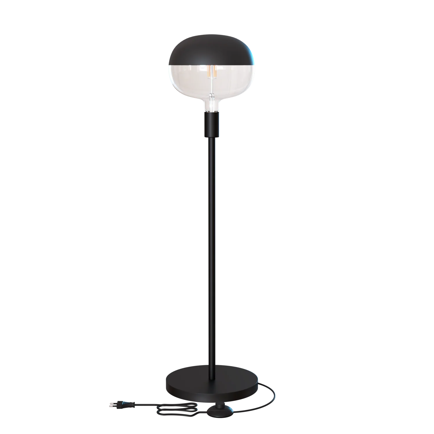 Calex - Table lamp - E27 - incl. on/off switch - Black - Image 2