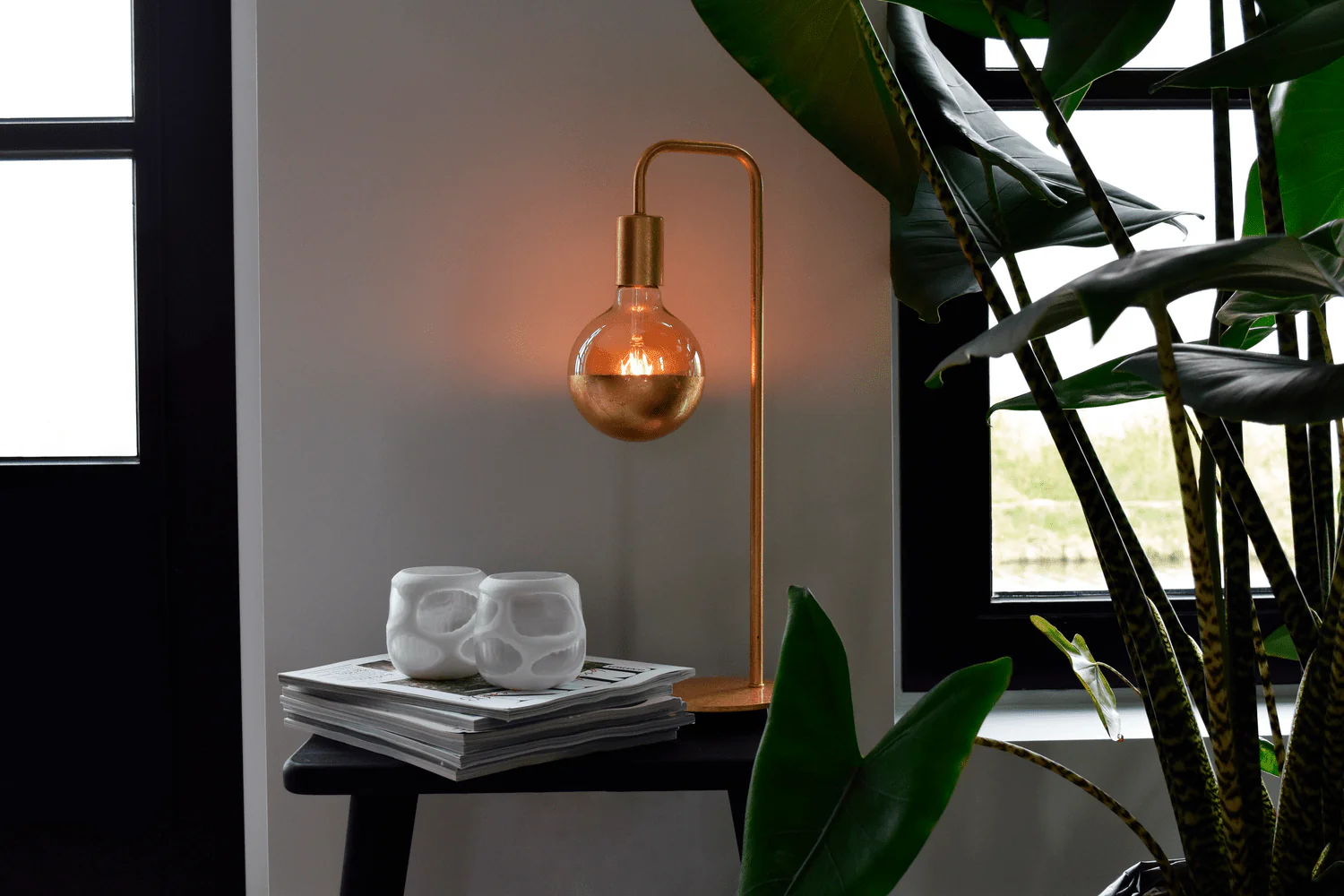 Calex U-line Table Lamp - E27 - Gold - Image 4