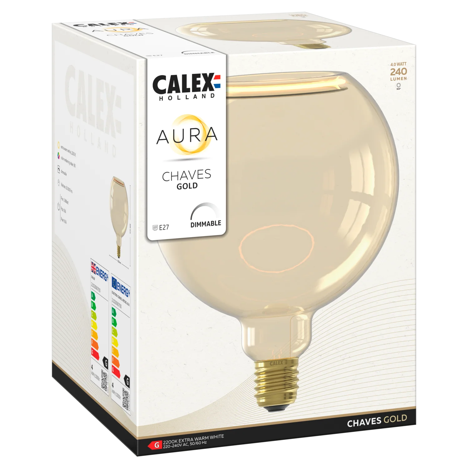 Calex UK - Aura Chaves - G150 - Gold - Image 3