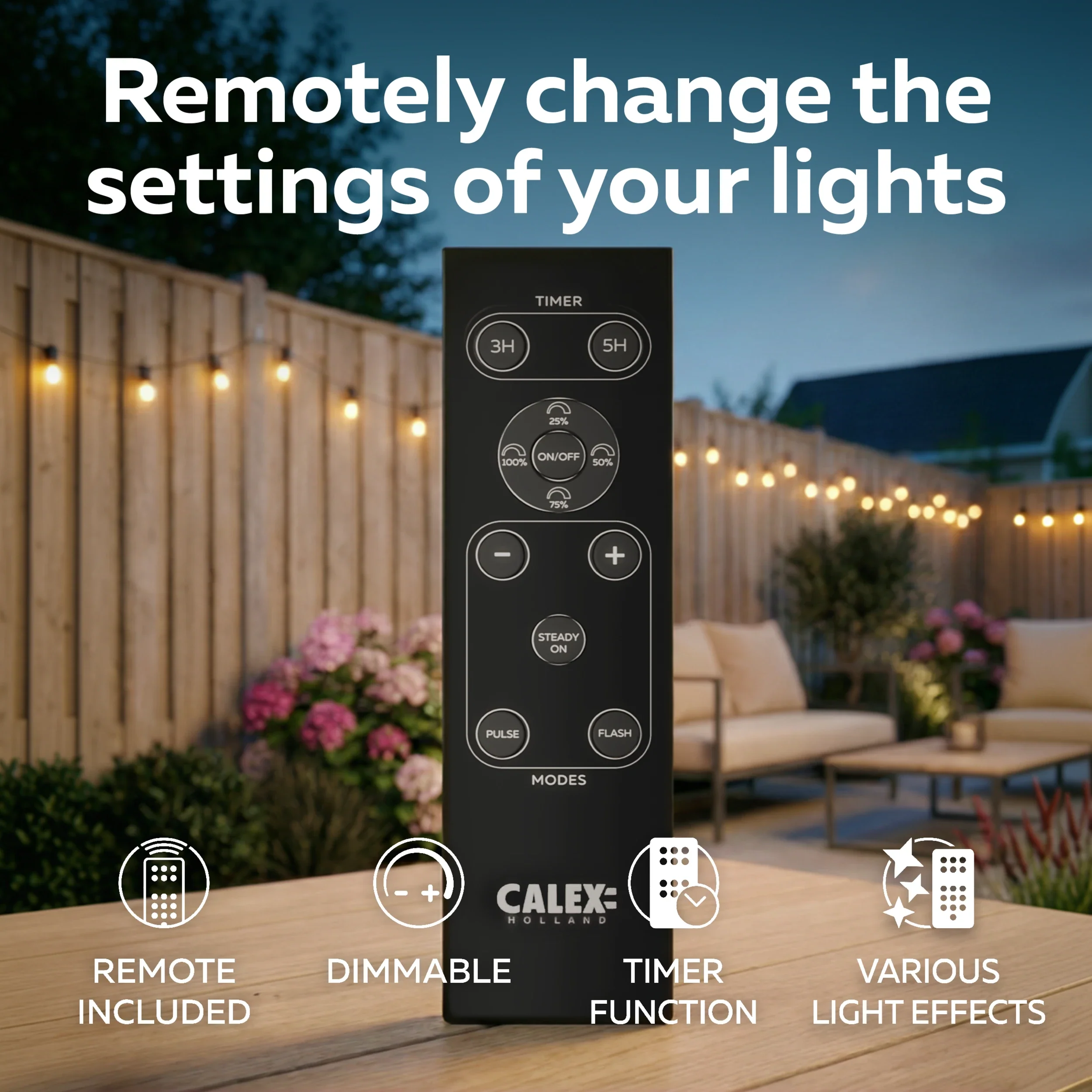 Calex Vista Outdoor String Light - 45M - Image 5