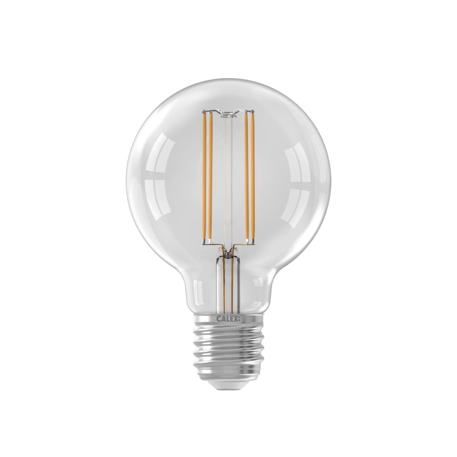 Calex Warm Filament LED Lamp - E27 - G80 - Clear - 3.5W - Dimmable - Image 2