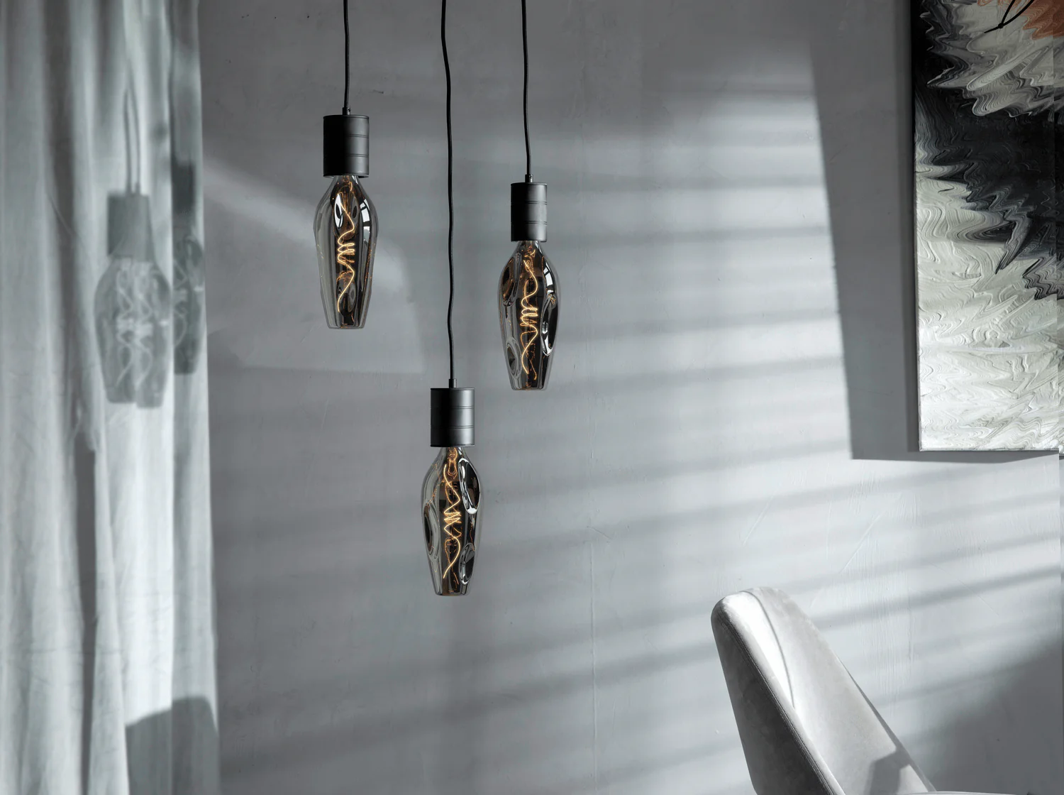 Calex XXL Barcelona LED Bulb - E27 - Titanium - Image 4