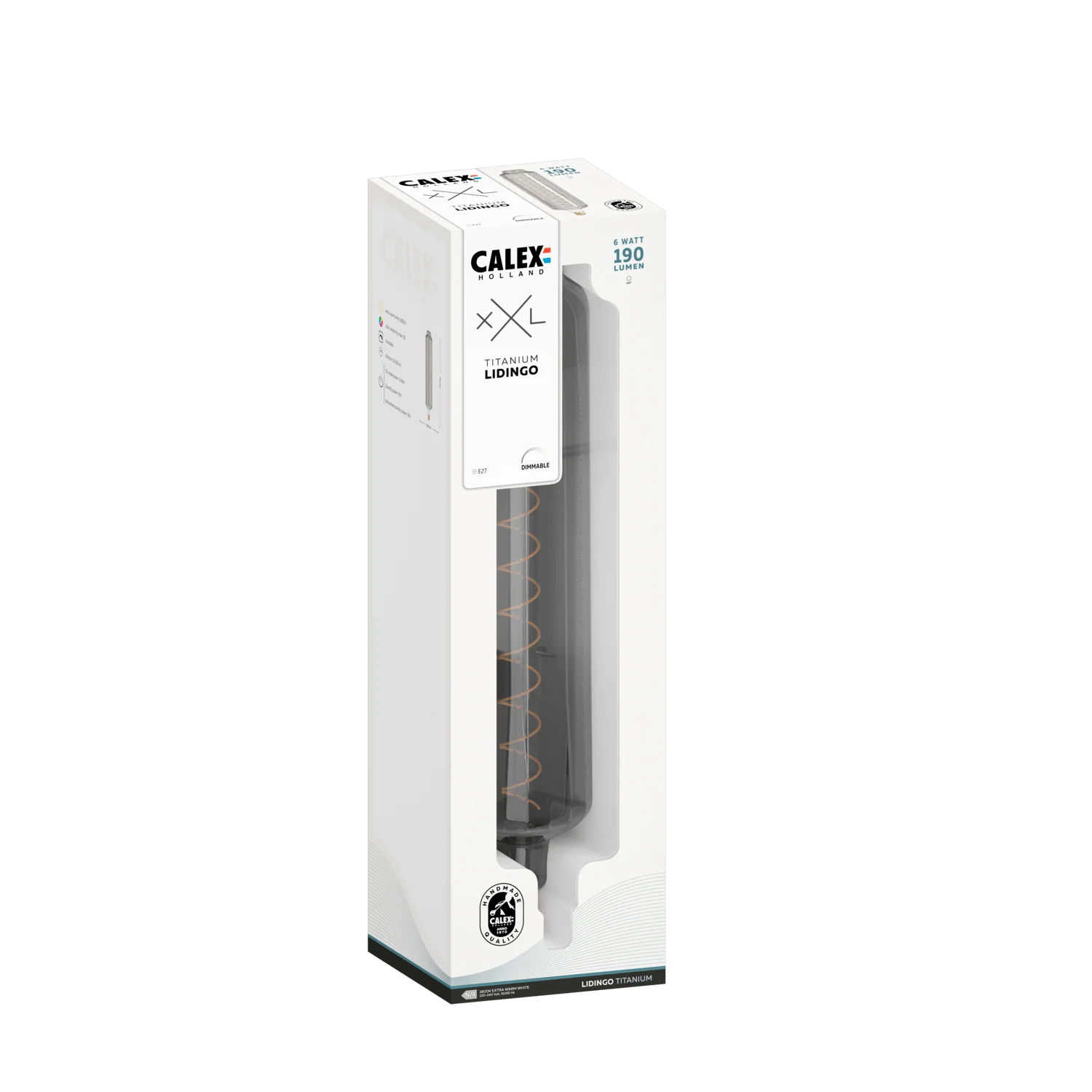 Calex XXL Lidingo LED Bulb - E27 - Titanium - Image 3