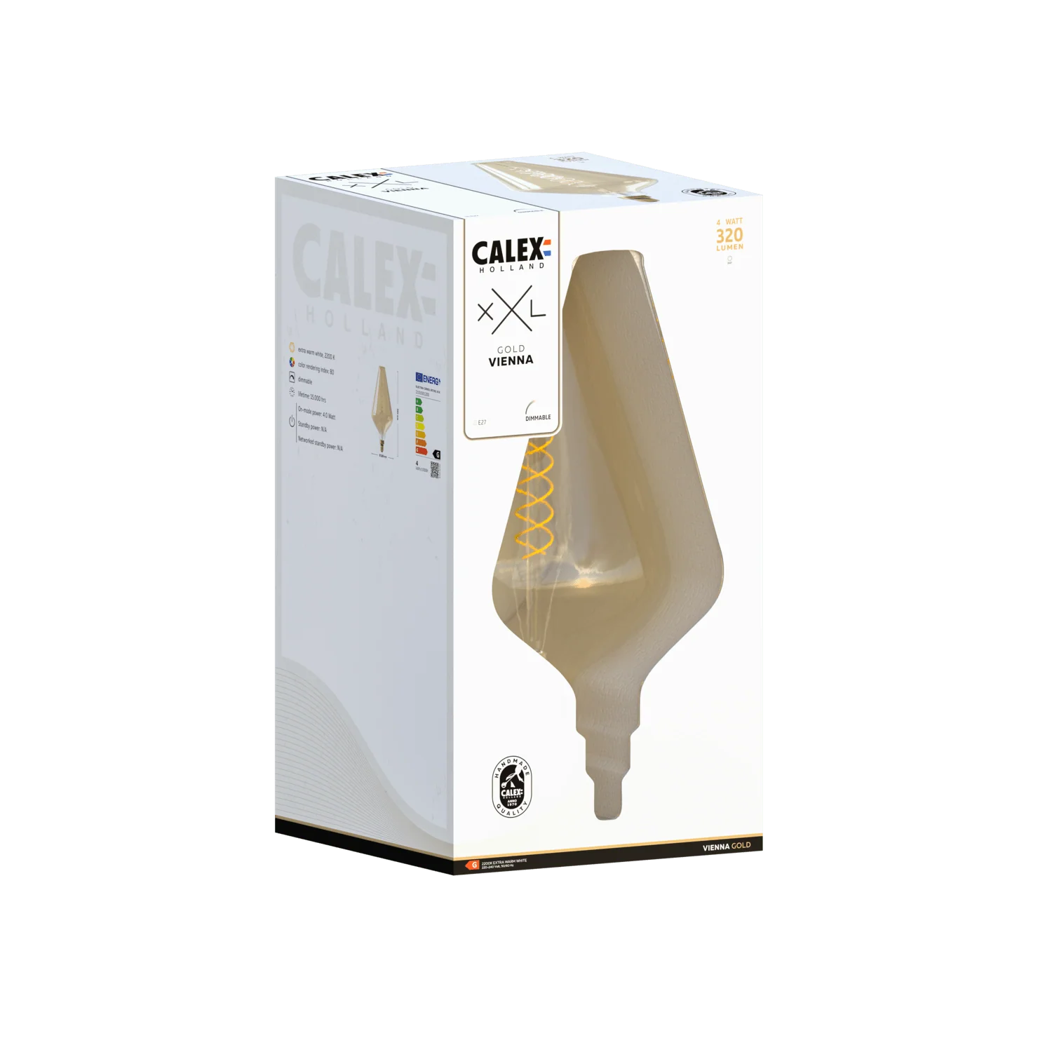 Calex XXL Vienna LED Bulb - E27 - Gold - Image 3